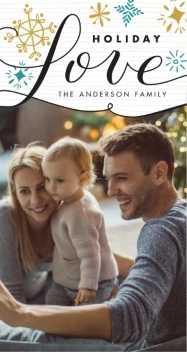 Big Love Script Snowflakes