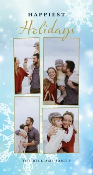 Glowing Snowflake Background