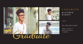 Multi Photo Golden Font