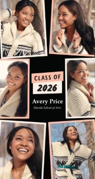 Grad Class Collage Announcement