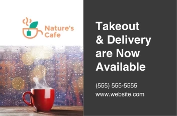Nature Café Menu