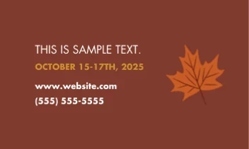 Maple Leaf Autumn Fest