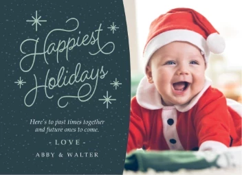 Fancy Script with Snow