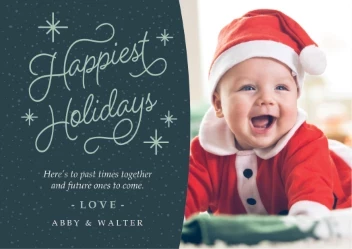 Fancy Script with Snow