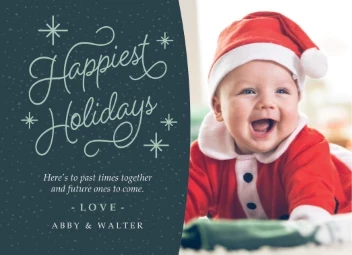 Fancy Script with Snow