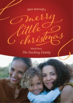 Fancy Script Merry Little Christmas