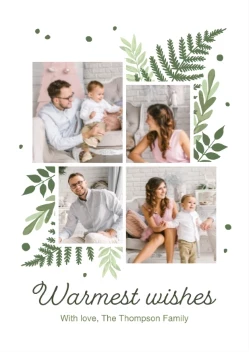 Graceful Holiday Frame