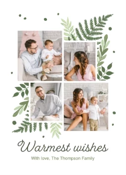 Graceful Holiday Frame