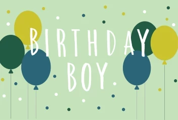 Dots and Balloons Boy