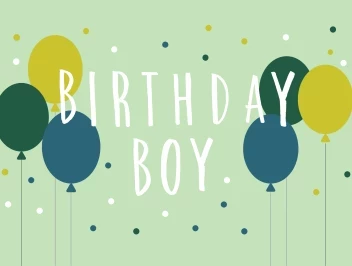 Dots and Balloons Boy