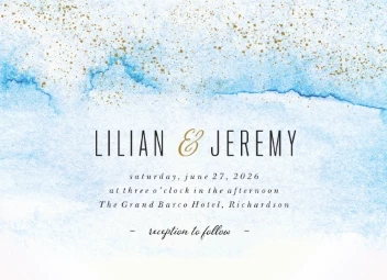 Watercolor Gold Spray