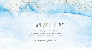 Watercolor Gold Spray