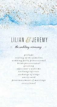 Watercolor Gold Spray