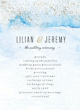 Watercolor Gold Spray