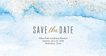 Watercolor Gold Spray