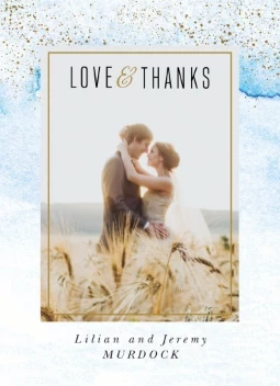 Watercolor Gold Spray