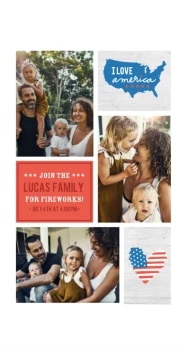 I Love America Collage