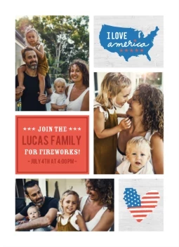 I Love America Collage
