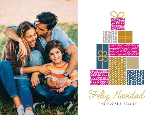 Textured Gifts Tree