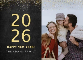 Gold Glitter Falling