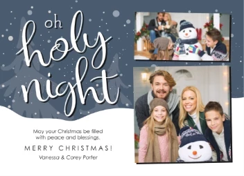 Oh Holy Night Playful Illustration