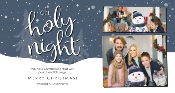 Oh Holy Night Playful Illustration