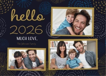 Playful Firework New Year