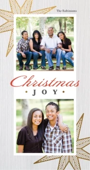 Geometric Stars on Wood