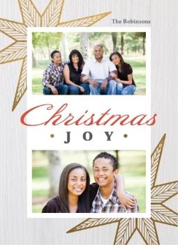 Geometric Stars on Wood