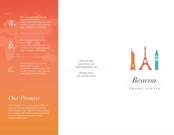 Travel Illustration Bright Gradient