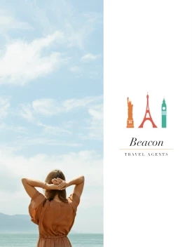 Travel Illustration Bright Gradient