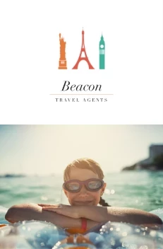 Travel Illustration Bright Gradient