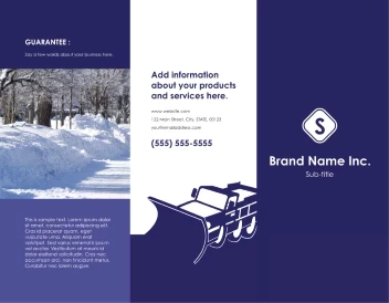 Snow Plowing Car Illustration