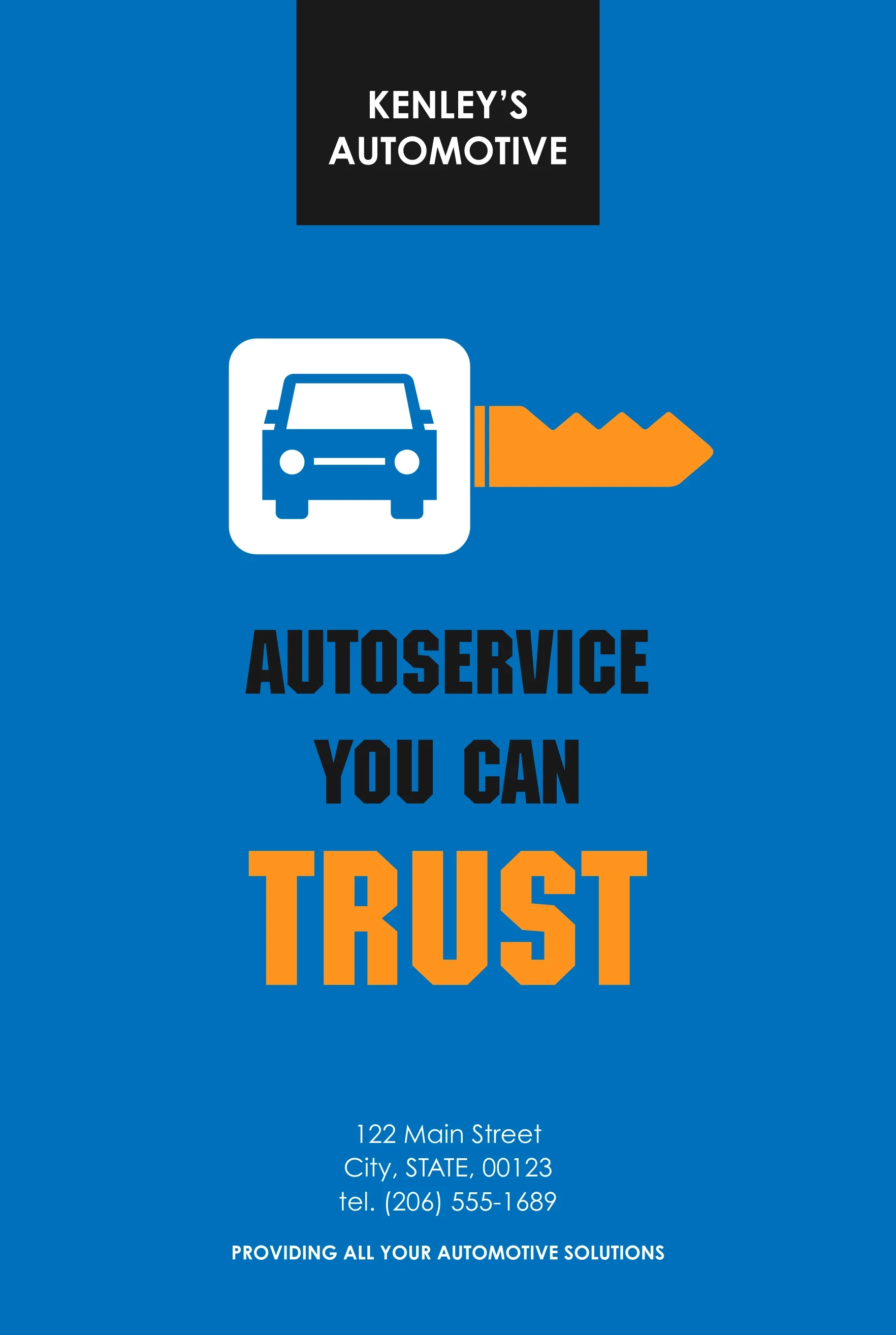 Orange Auto Key