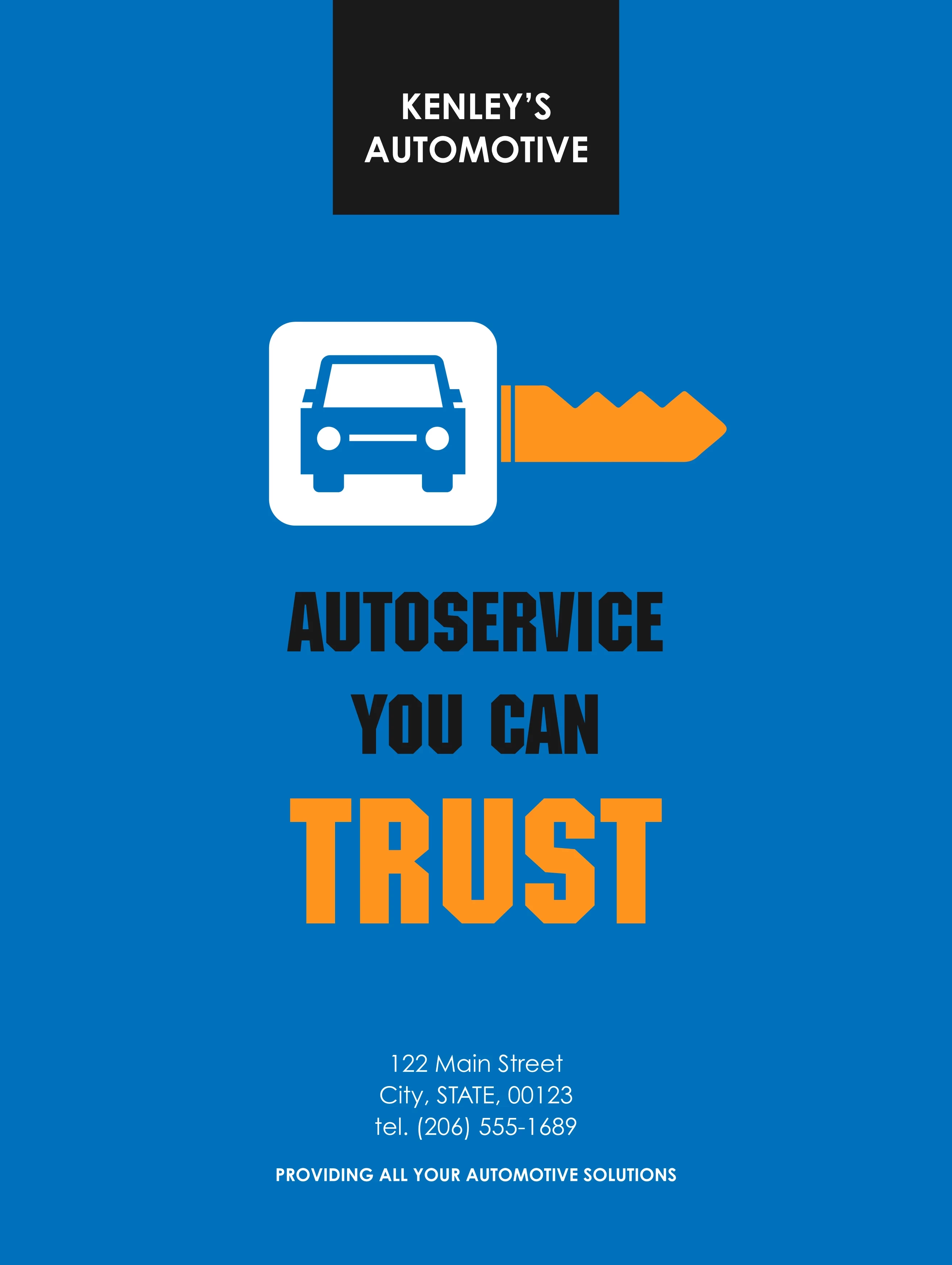 Orange Auto Key