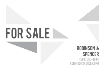 For Sale Grey Triangles