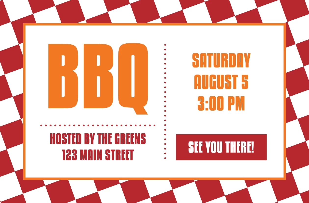 BBQ Red Squares