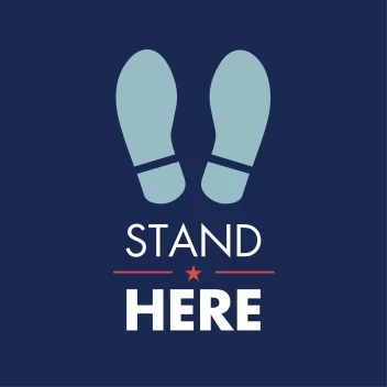 Stand Here Patriotic