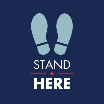 Stand Here Patriotic