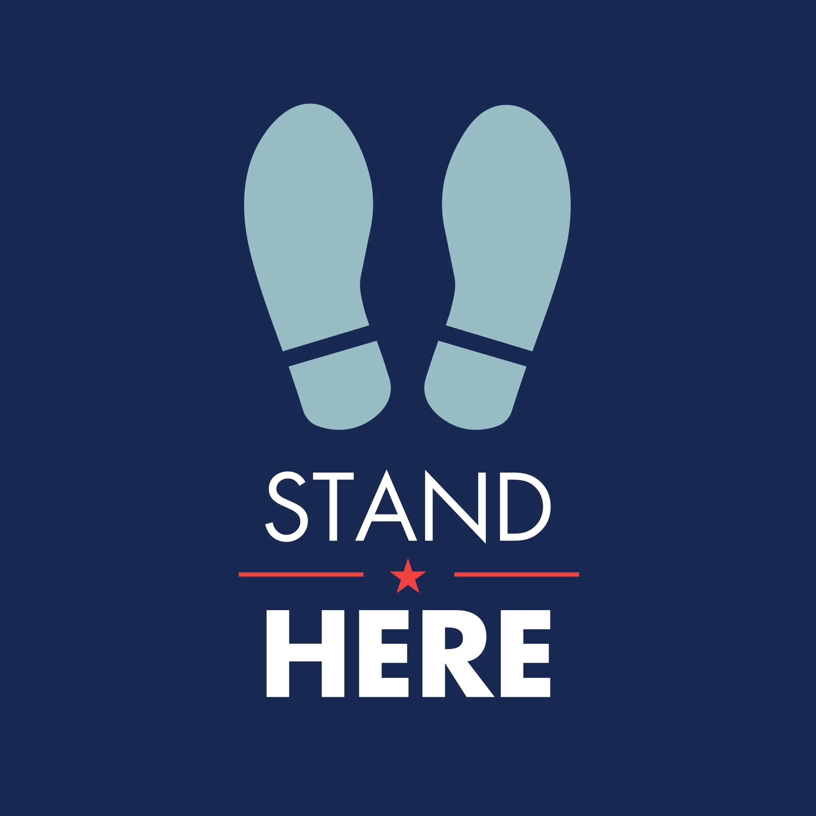 Stand Here Patriotic