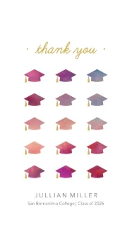 Graduation Caps Thanks