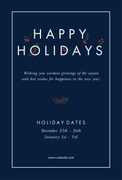 Generic Floral Holiday