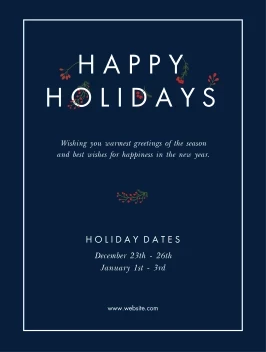 Generic Floral Holiday