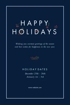 Generic Floral Holiday