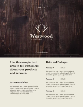 Hunting Fishing Lodge