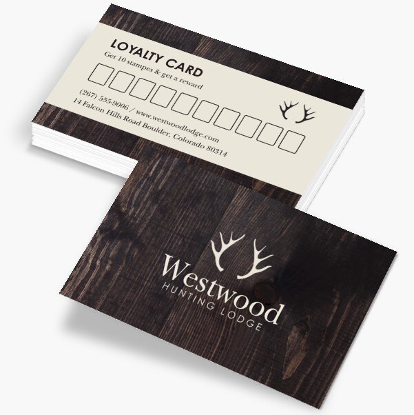 Customer Loyalty Punch Business Cards
