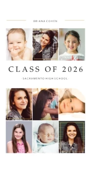 Over the Years Grad Collage