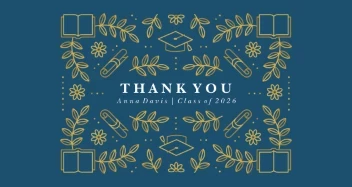 Grad Thank You Drawing