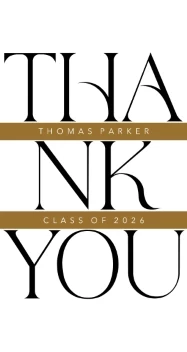 Grad Thank You Letters