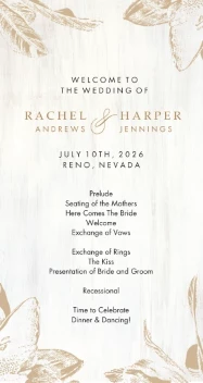 Brushed Wood Flowers Programs